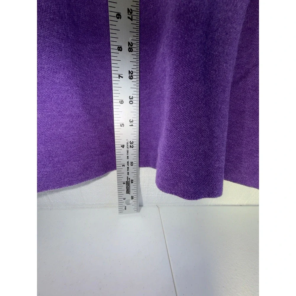 Polo Ralph Lauren Mens 2XLT Tall Purple Short Sleeve Pique Polo Shirt Green Pony